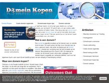 Tablet Screenshot of domeinkopen.org